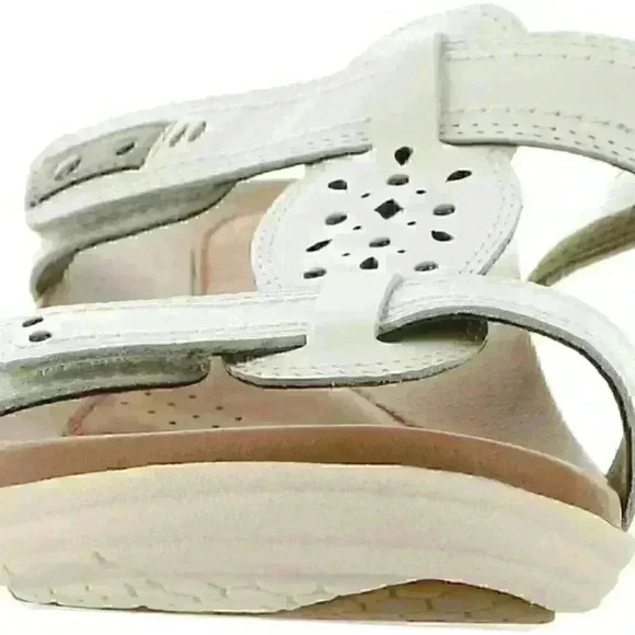 Cobb Hill Rubey Perf Slide Womens Sandal 10 BM US WhitePewter SAVE $30 - Picture 6 of 13